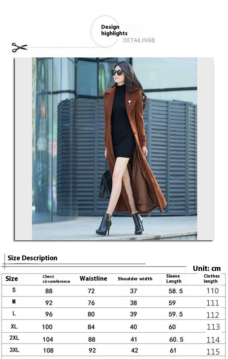 Manteau Long Femme en Laine Épaisse magnifique 2026 – Dropvet Manteau Long Femme en Laine Épaisse magnifique 2026 – Image 10
