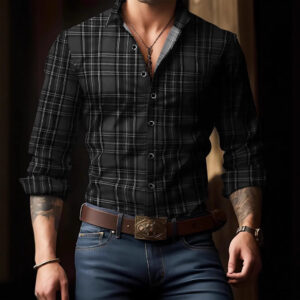 chemise homme à carreaux