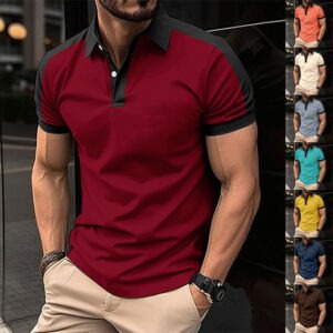 polo homme manches courtes