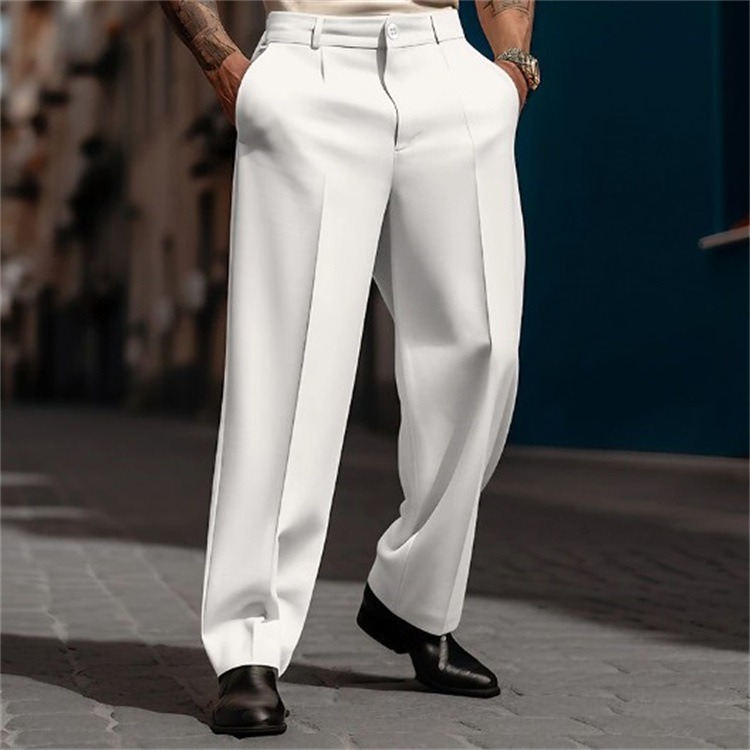 Pantalon Habillé Homme Droit Élégant en 6 Coloris – Dropvet Pantalon Habillé Homme Droit Élégant en 6 Coloris – Image 6