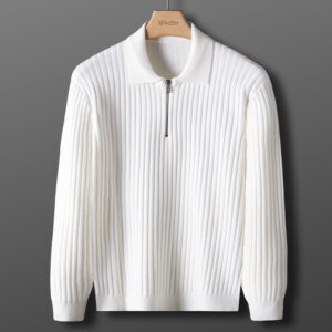 pull homme demi-zip