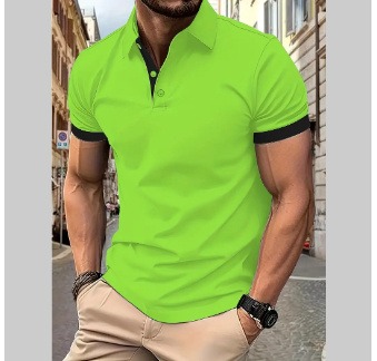 Polo Homme Col Fendu Élégant – 6 Tailles – Dropvet Polo Homme Col Fendu Élégant – 6 Tailles – Image 6