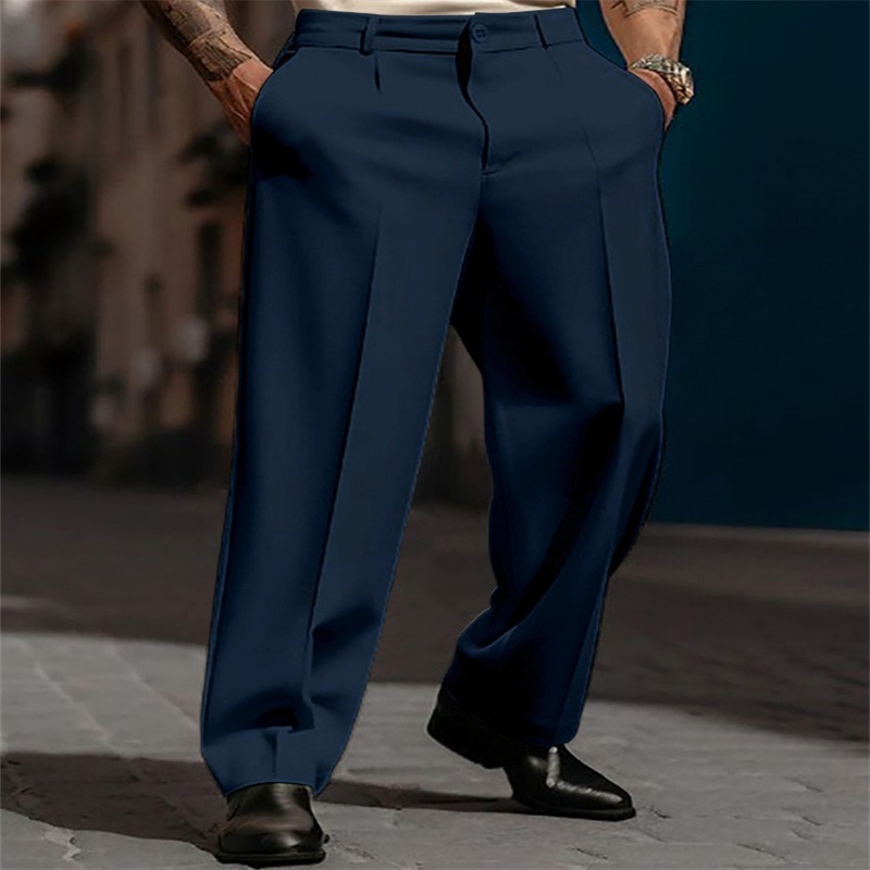 Pantalon Habillé Homme Droit Élégant en 6 Coloris – Dropvet Pantalon Habillé Homme Droit Élégant en 6 Coloris – Image 10