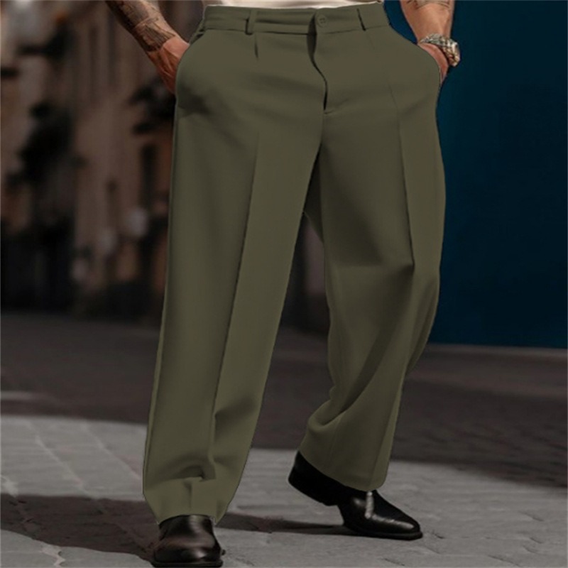 Pantalon Habillé Homme Droit Élégant en 6 Coloris – Dropvet Pantalon Habillé Homme Droit Élégant en 6 Coloris – Image 7