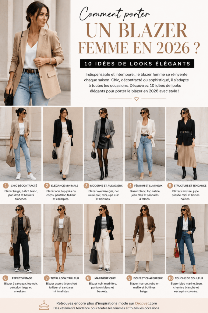 porter un blazer femme