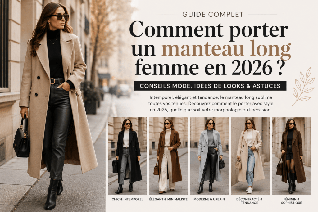 porter un manteau long femme