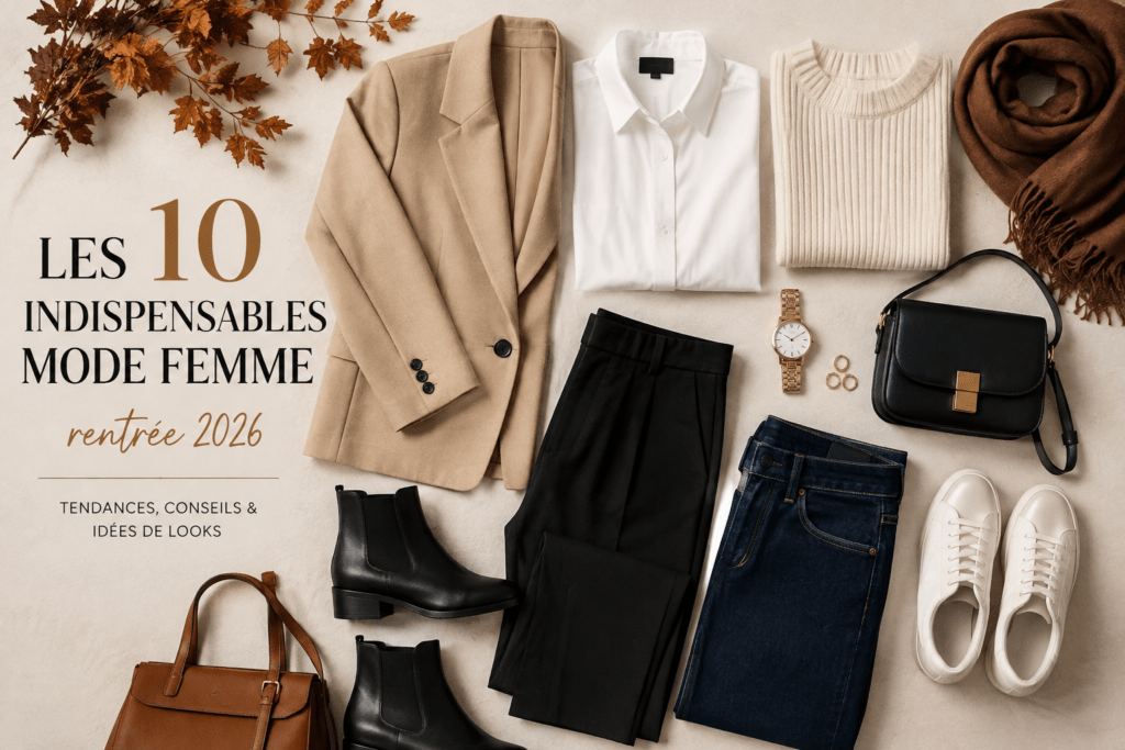 indispensables mode femme pour la rentrée